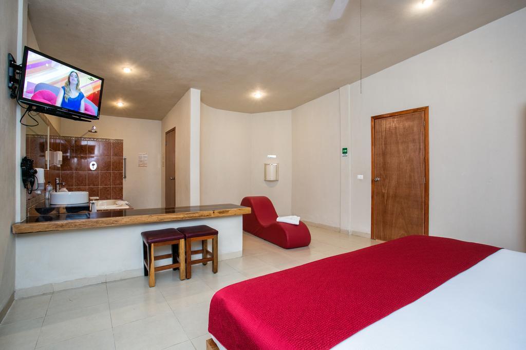 Auto Hotel Paraiso Inn Palenque Kamer foto